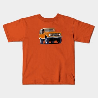 1970 Ford Bronco Ranger 4x4 Truck Kids T-Shirt